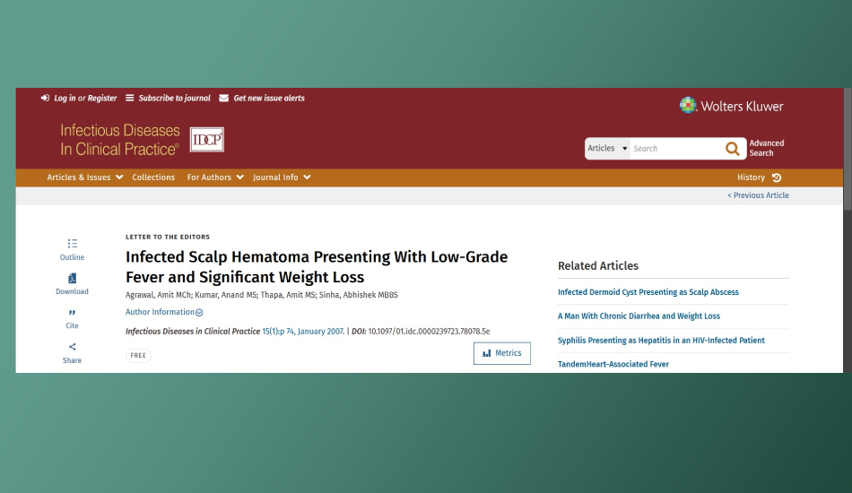 Infectious Diseases in Clinical Practice